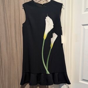 Victoria Beckham Dress with Floral Design